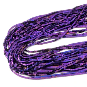 Hematyt fioletowy kostka ok. 2x2mm
