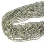 Labradoryt niejednolity kula fasetowana ok. 2,5mm