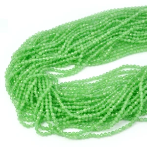 Kocie oko zielone kula fasetowana ok. 3mm