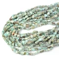 Larimar błękitno brązowy bryła nieregularna  ok. 7-11x5-7mm