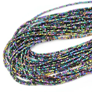 Hematyt wielokolorowy kostka ok. 2mm [ścięte rogi]