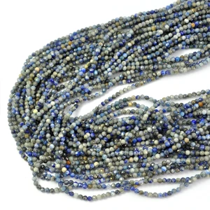 Lapis lazuli kula fasetowana ok. 2,4mm