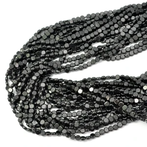 Hematyt czarny moneta gładka ok. 4mm