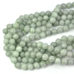Jadeit szaro zielony kula gładka ok. 10mm
