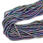 Hematyt wielokolorowa oponka gładka ok. 4x1mm 