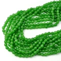 Jadeit zielony kula fasetowana ok. 6mm