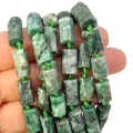 Azuryt zielony walec szlifowany ok. 11-13x6-8mm