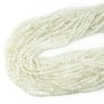 Kamień księżycowy moneta fasetowana ok. 4mm