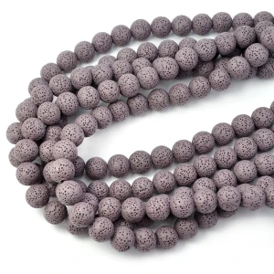 Lawa wulkaniczna wrzosowa kula ok. 12mm