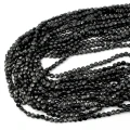 Turmalin czarny moneta fasetowana ok. 3,8mm