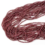Granat kula fasetowana ok. 2,3mm