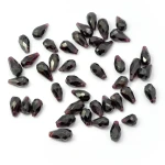 Granat Brioletka (kropla fasetowana) ok. 9-11x5-6mm