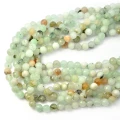 Jadeit amazonitowy niebieski kula fasetowana ok. 8mm