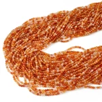 Agat karneol cieniowany kula gładka ok. 2,3mm