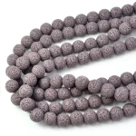 Lawa wulkaniczna wrzosowa kula ok. 14mm