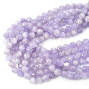 Ametyst lawendowy kula fasetowana ok. 9,5mm
