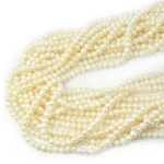 Perła hodowana nieregularna oponka gładka ok. 4-5,5x3-4,5mm