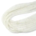 Kwarc biały oponka gładka ok. 6-7x2mm