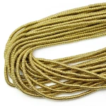 Hematyt jasne złoto gładka oponka ok. 4x1mm