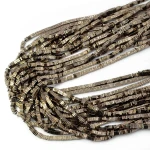 Hematyt heishi brązowy ok. 3x1mm