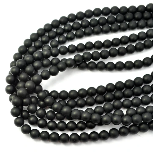 Black stone kula matowa ok. 8mm