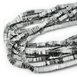 Hematyt srebrny heishi ok. 6x1mm 