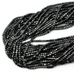 Hematyt czarny kostka ok. 3x3mm [obłe rogi]