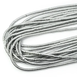 Hematyt srebrny talarek  ok. 4x2mm