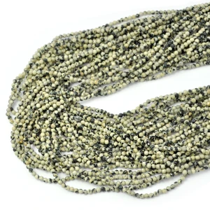 Jaspis dalmatyński kula fasetowana ok. 2,3mm