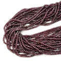 Granat dysk fasetowany ok. 4x3mm