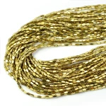 Hematyt jasne złoto prostopadłościan obłe rogi ok. 2x4mm