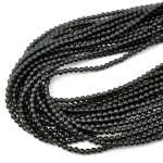 Obsydian czarny kula gładka ok. 4,5mm