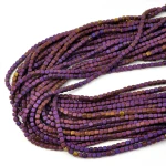Hematyt fioletowy kostka matowa ok. 3x3mm [obłe rogi] 