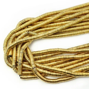 Hematyt miodowe złoto talarek ok. 6x1mm