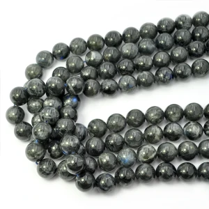 Labradoryt ciemny kula gładka ok. 11mm