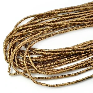 Hematyt miedziany nakrętka ok. 3x1mm
