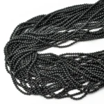 Turmalin czarny kula matowa ok. 2,4mm
