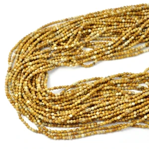 Jaspis obrazkowy kula fasetowana ok. 2,3mm