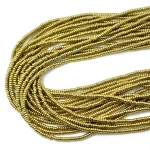 Hematyt jasne złoto oponka gładka ok. 3x1mm