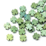 Hematyt koniczyna niebiesko zielona ok. 8mm [przekładka]