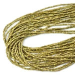 Hematyt jasne złoto kostka matowa ok. 2x2mm [obłe rogi] 