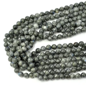 Labradoryt ciemny kula gładka ok. 7,5mm