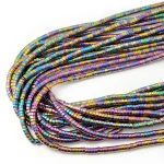 Hematyt wielokolorowy talarek  ok. 4x2mm