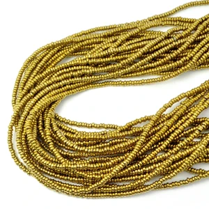 Hematyt złoty oponka gładka ok. 3x1mm