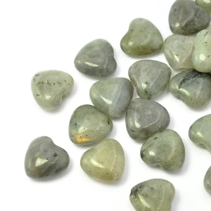 Labradoryt serce gładkie ok. 14x15 mm[przekładka] 