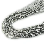 Hematyt srebrny heishi ok. 3x1mm