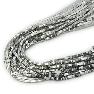 Hematyt srebrny heishi ok. 3x1mm
