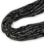 Hematyt czarny poduszki ok. 3x1mm