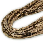 Hematyt heishi miedziany ok. 4x1mm 