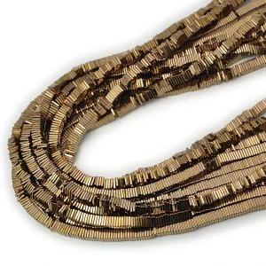 Hematyt heishi miedziany ok. 4x1mm 